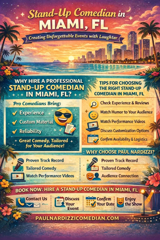 Stand-Up Comedian in Miami, FL